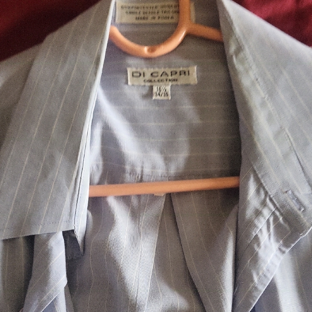 Men's Blue Casual Button Down Shirt